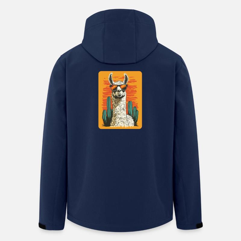 Lama - Recycelte Männer Softshell-Jacke von Stanley/Stella - Navy