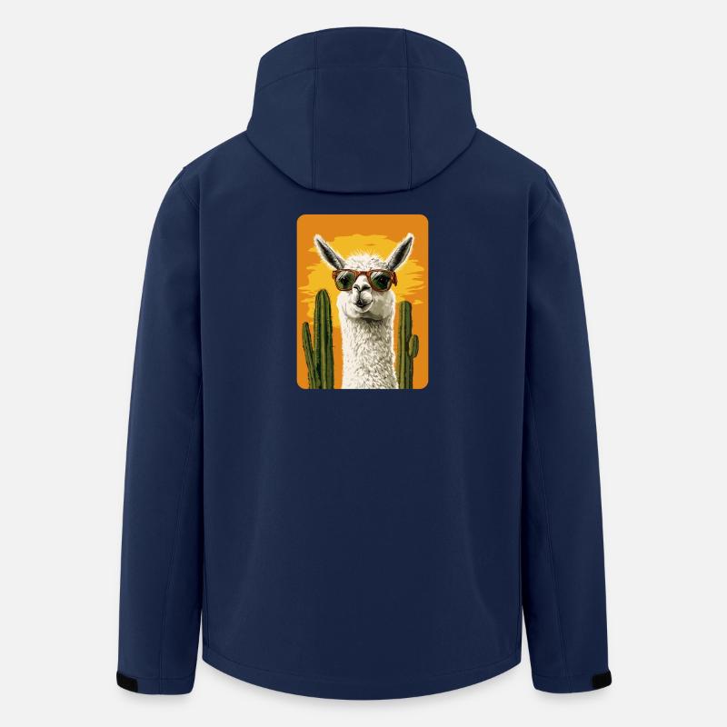 Lama - Recycelte Männer Softshell-Jacke von Stanley/Stella - Navy