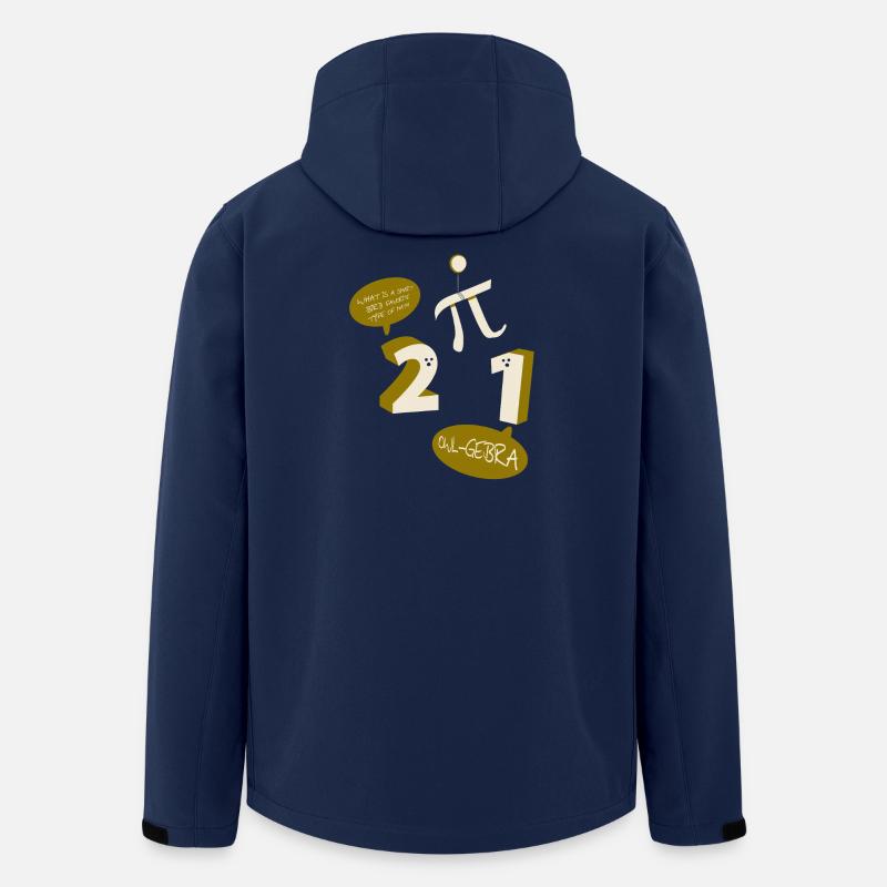 Math Math Math Teacher Mathematician - Men’s Recycled Softshell Jacket by Stanley/Stella - navy