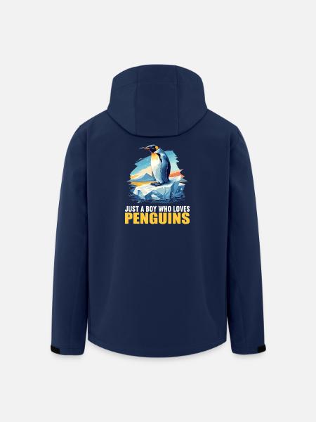 Pinguine Pinguin - Recycelte Männer Softshell-Jacke von Stanley/Stella - Navy