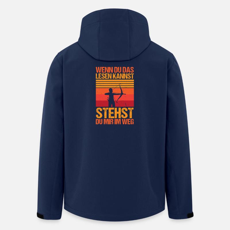 Bogenschütze Bogensport Bogenschießen - Recycelte Männer Softshell-Jacke von Stanley/Stella - Navy