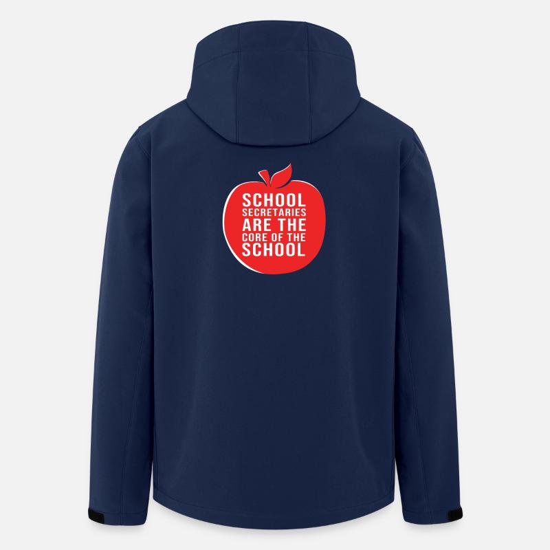 Sekretärin Schule Schulsekretärin - Recycelte Männer Softshell-Jacke von Stanley/Stella - Navy