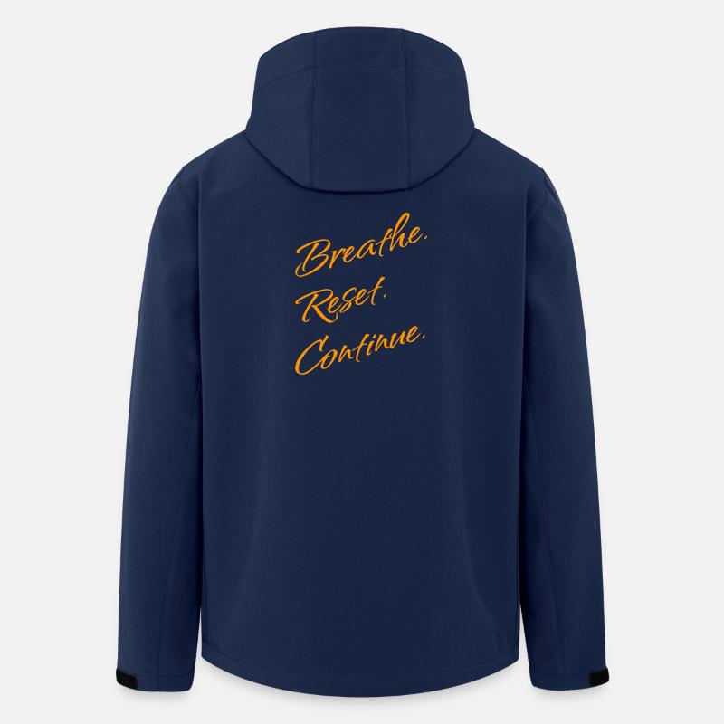 Réinitialiser. Continue. - Veste softshell homme en polyester recyclé Stanley/Stella - marine