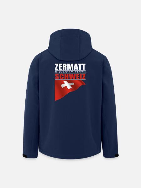 Zermatt - Recycelte Männer Softshell-Jacke von Stanley/Stella - Navy