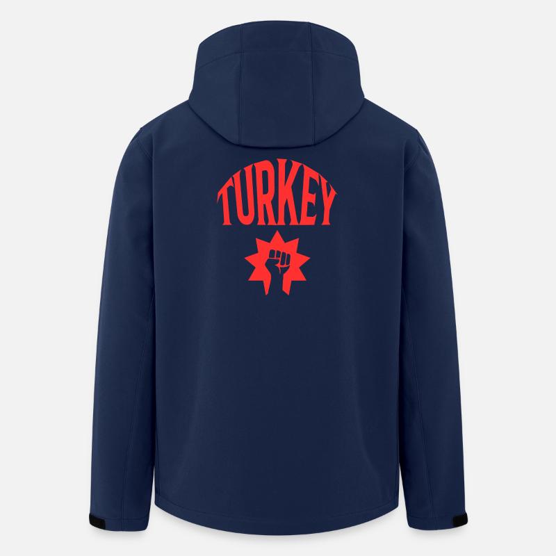 Turkey Türkei - Recycelte Männer Softshell-Jacke von Stanley/Stella - Navy
