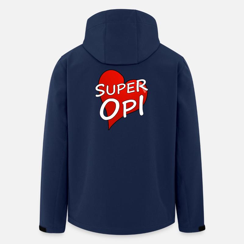 SUPER OPI - Recycelte Männer Softshell-Jacke von Stanley/Stella - Navy