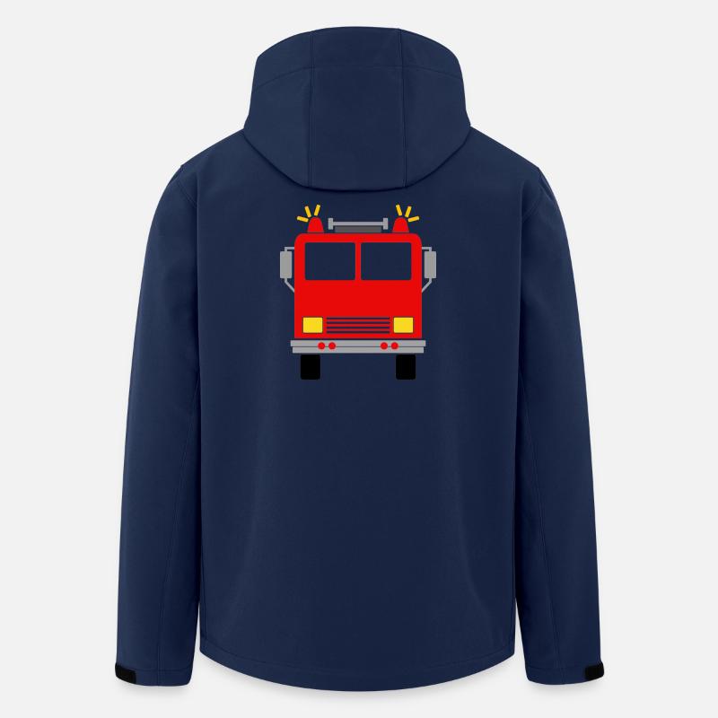 Fire engine - Men’s Recycled Softshell Jacket by Stanley/Stella - navy