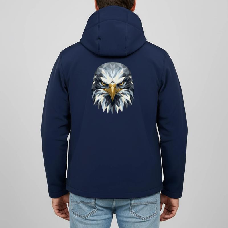 Eagle Bald Eagle Golden Eagle White-tailed Eagle Men’s Recycled Softshell Jacket by Stanley/Stella