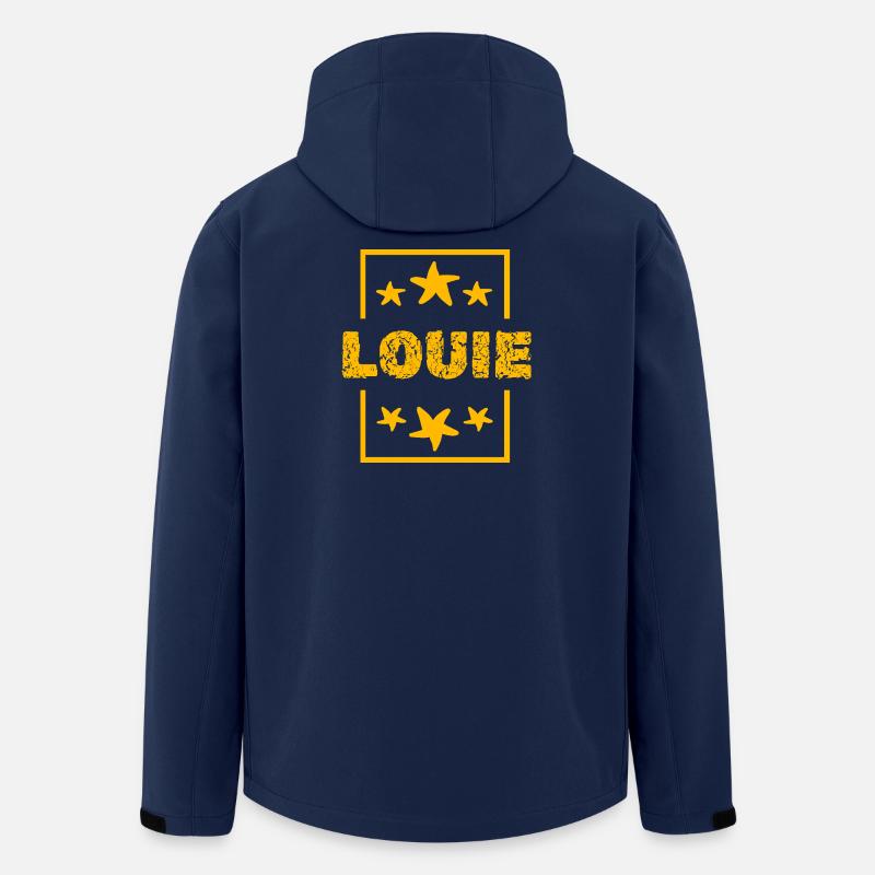 Geschenk für Louie - Recycelte Männer Softshell-Jacke von Stanley/Stella - Navy