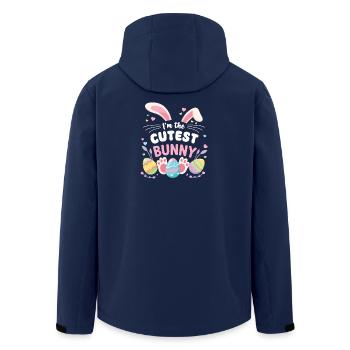 Ich Bin Der Süßeste Hase Süße - Recycelte Männer Softshell-Jacke von Stanley/Stella - Navy - Hinten - AI Model Male 185 light (185cm)