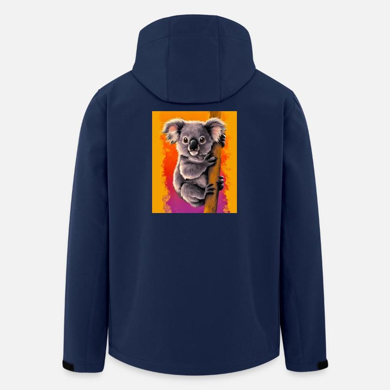 Koala - Recycelte Männer Softshell-Jacke von Stanley/Stella - Navy