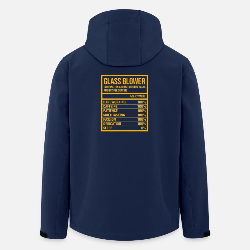 Glasbläser Glas - Recycelte Männer Softshell-Jacke von Stanley/Stella - Navy