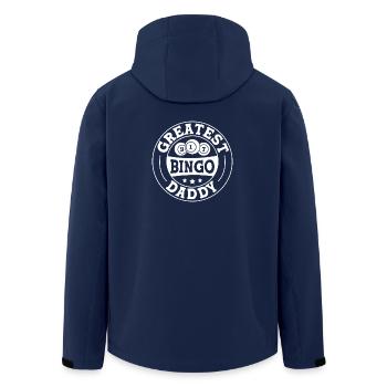 Bingo Player Greatest Bingo Daddy Bingo - Recycelte Männer Softshell-Jacke von Stanley/Stella - Navy - Hinten - AI Model Male 185 light (185cm)