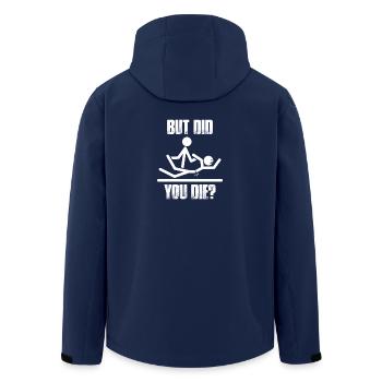 But did you die? Physiotherapie Physiotherapeut - Recycelte Männer Softshell-Jacke von Stanley/Stella - Navy - Hinten - AI Model Male 185 light (185cm)