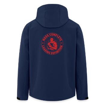 Fitness Motivation Bodybuilder Mass Complete Gym - Recycelte Männer Softshell-Jacke von Stanley/Stella - Navy - Hinten - AI Model Male 185 light (185cm)