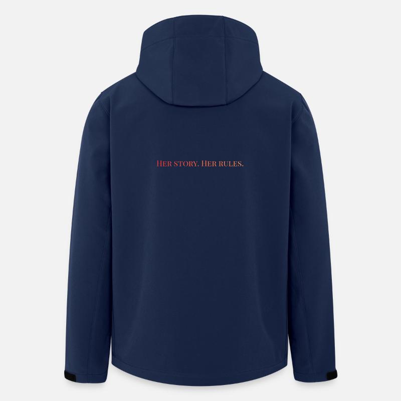 Her story. Her rules  - Recycelte Männer Softshell-Jacke von Stanley/Stella - Navy