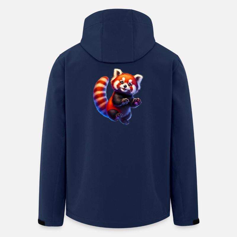 Kleiner Panda - Recycelte Männer Softshell-Jacke von Stanley/Stella - Navy
