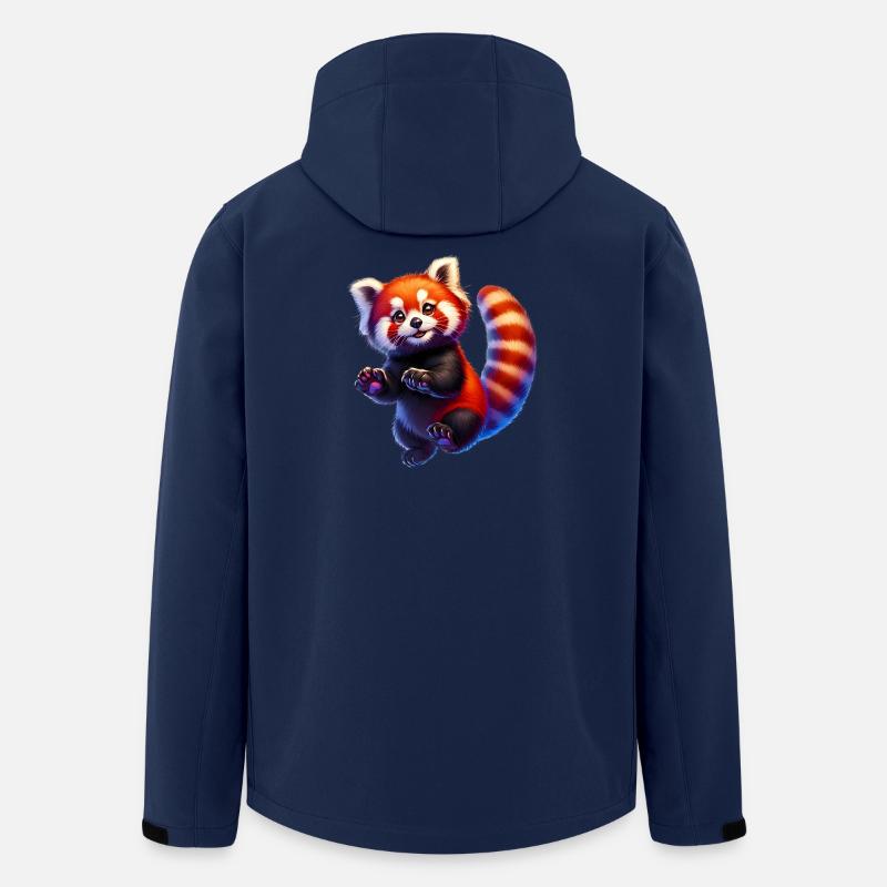 Kleiner Panda - Recycelte Männer Softshell-Jacke von Stanley/Stella - Navy