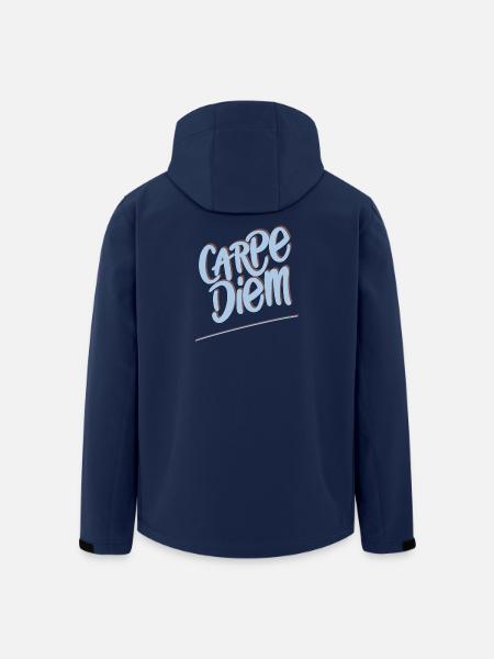 Carpe Diem - Recycelte Männer Softshell-Jacke von Stanley/Stella - Navy
