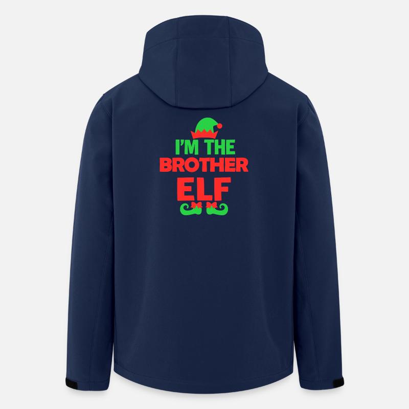 Ich bin der Bruder Elf - Recycelte Männer Softshell-Jacke von Stanley/Stella - Navy