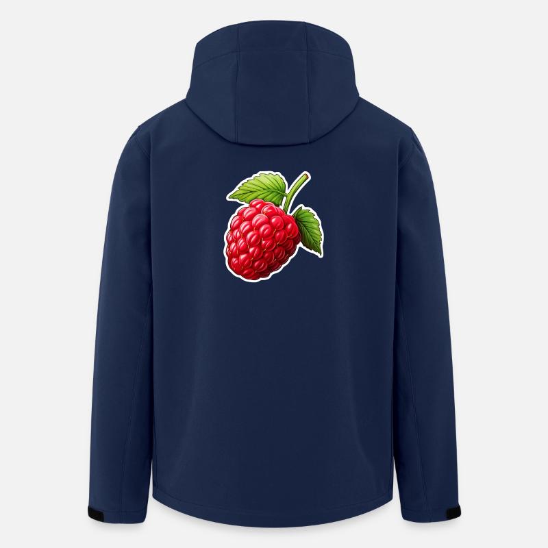 Raspberry single - Men’s Recycled Softshell Jacket by Stanley/Stella - navy