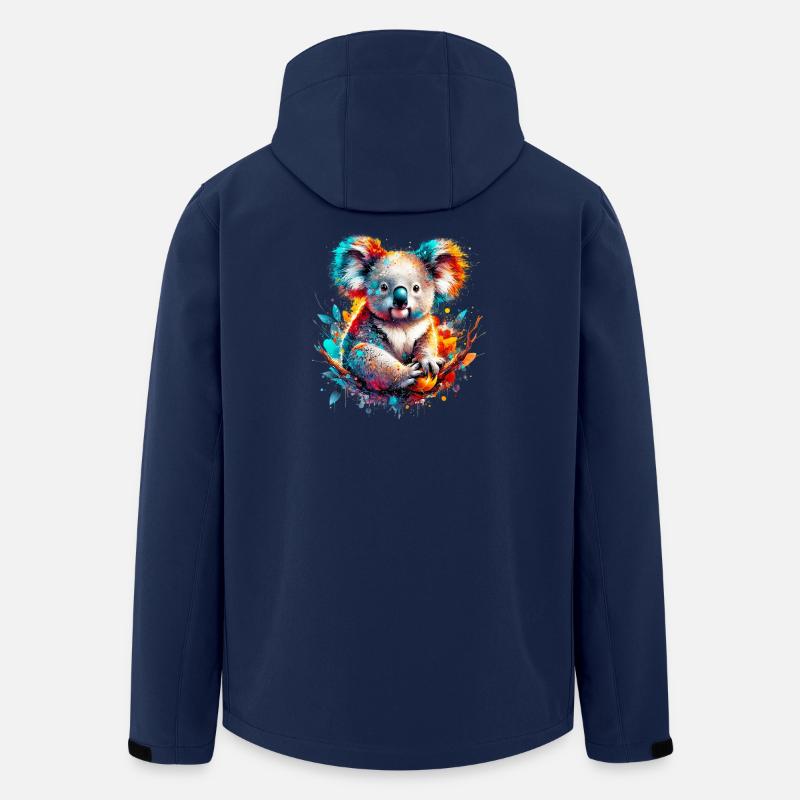 Koala - Veste softshell homme en polyester recyclé Stanley/Stella - marine