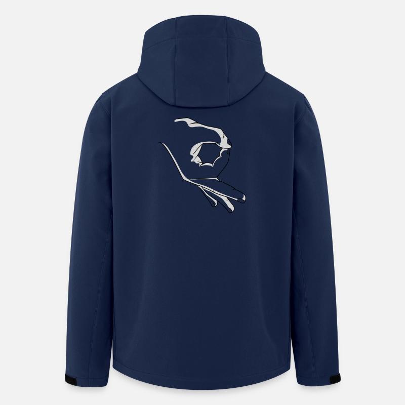 Trollhand - Recycelte Männer Softshell-Jacke von Stanley/Stella - Navy