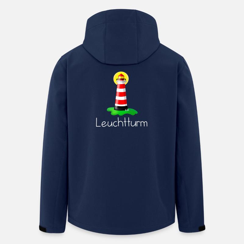 Leuchtturm - Recycelte Männer Softshell-Jacke von Stanley/Stella - Navy
