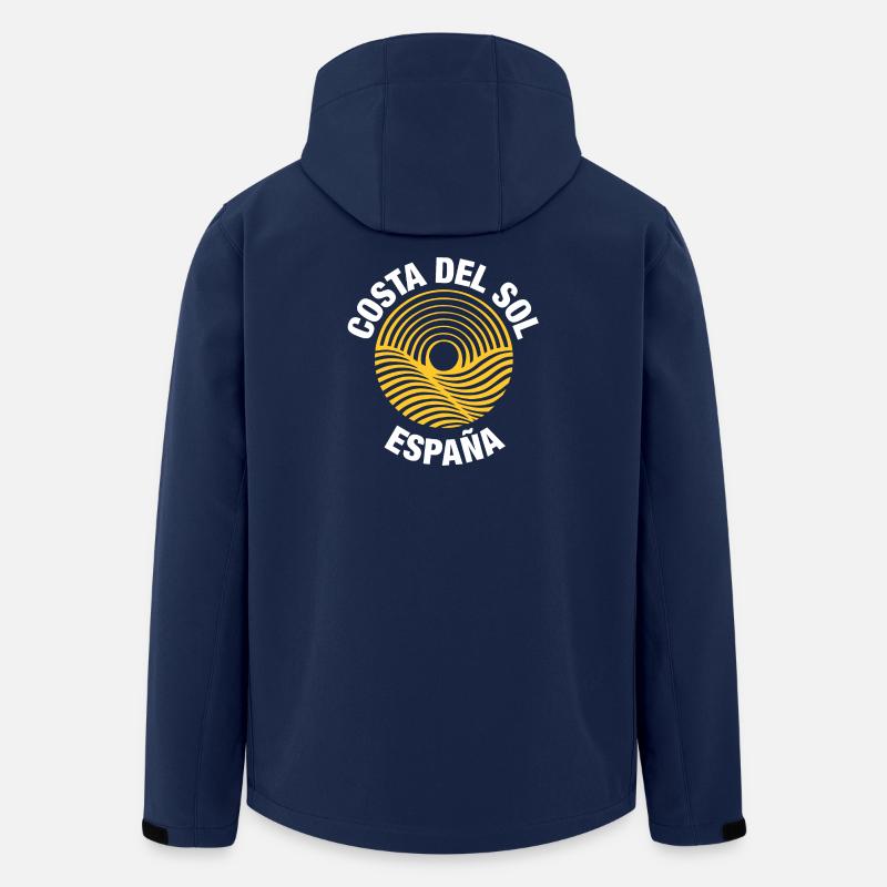 Costa del Sol (dunkel) - Recycelte Männer Softshell-Jacke von Stanley/Stella - Navy