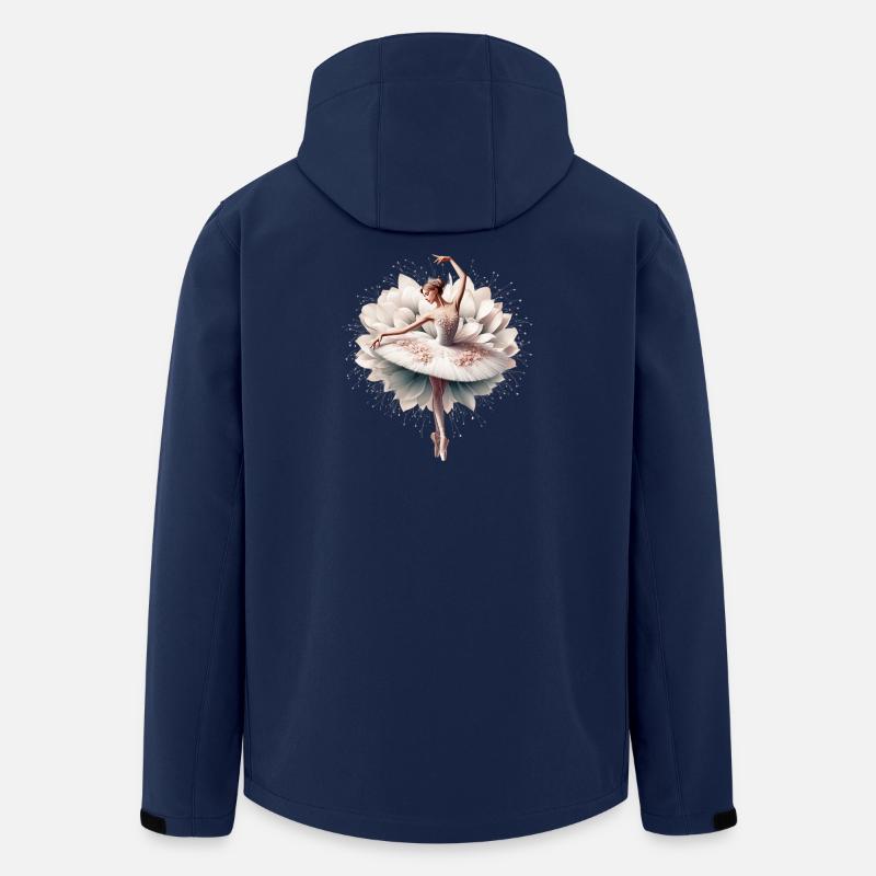 Balletttänzerin mit Tutu - Recycelte Männer Softshell-Jacke von Stanley/Stella - Navy