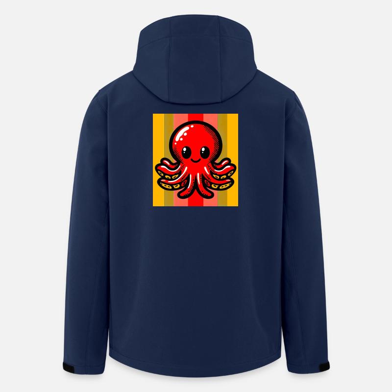 Octopus - Men’s Recycled Softshell Jacket by Stanley/Stella - navy