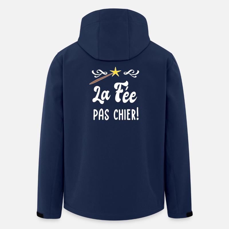 La Fée Pas Cher! - Veste softshell homme en polyester recyclé Stanley/Stella - marine