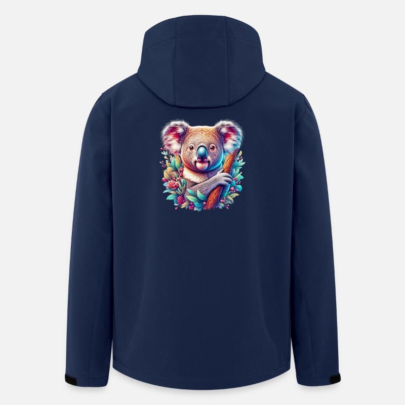 Koala - Veste softshell homme en polyester recyclé Stanley/Stella - marine