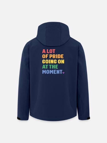 LGBTQ Pride Month - Viel Pride - Recycelte Männer Softshell-Jacke von Stanley/Stella - Navy