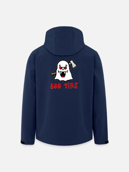 Boo Time Gespenst - Recycelte Männer Softshell-Jacke von Stanley/Stella - Navy