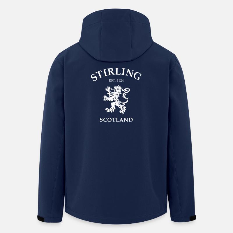 Stirling Scotland - Men’s Recycled Softshell Jacket by Stanley/Stella - navy