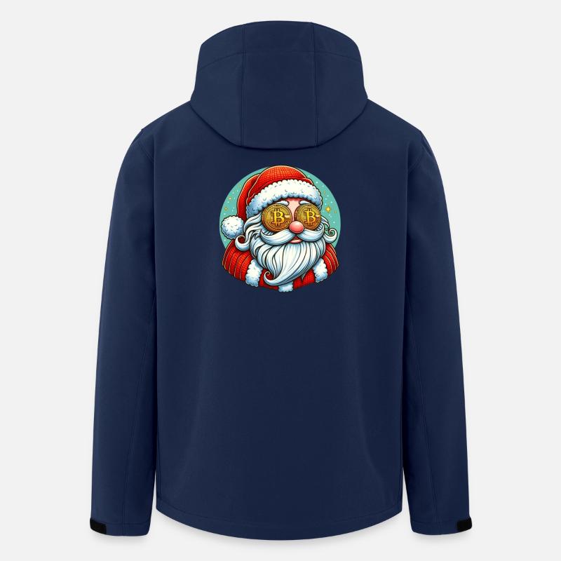Crypto Santa - Recycelte Männer Softshell-Jacke von Stanley/Stella - Navy