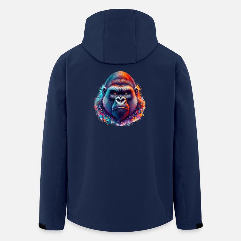 Gorilla - Men’s Recycled Softshell Jacket by Stanley/Stella - navy