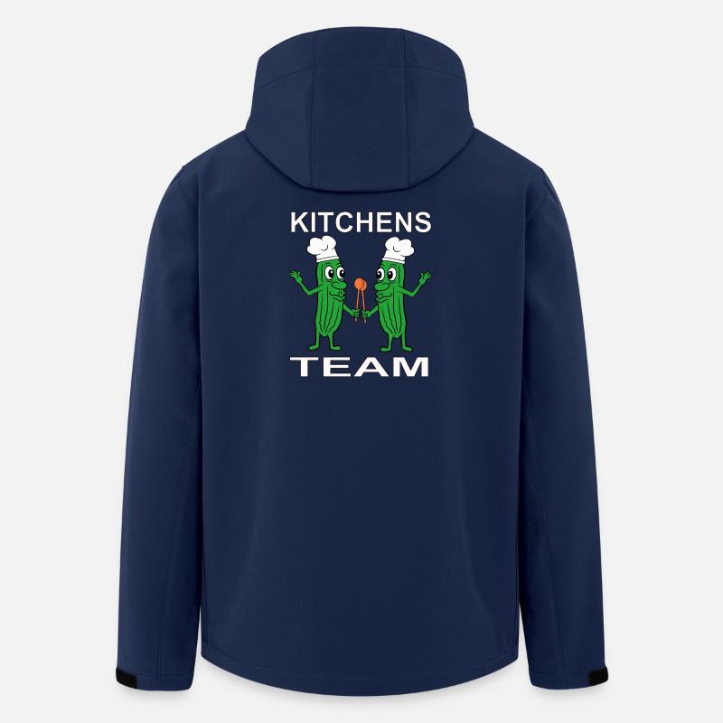 Koch Kochen - Recycelte Männer Softshell-Jacke von Stanley/Stella - Navy