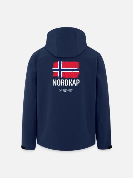 Nordkap - Recycelte Männer Softshell-Jacke von Stanley/Stella - Navy