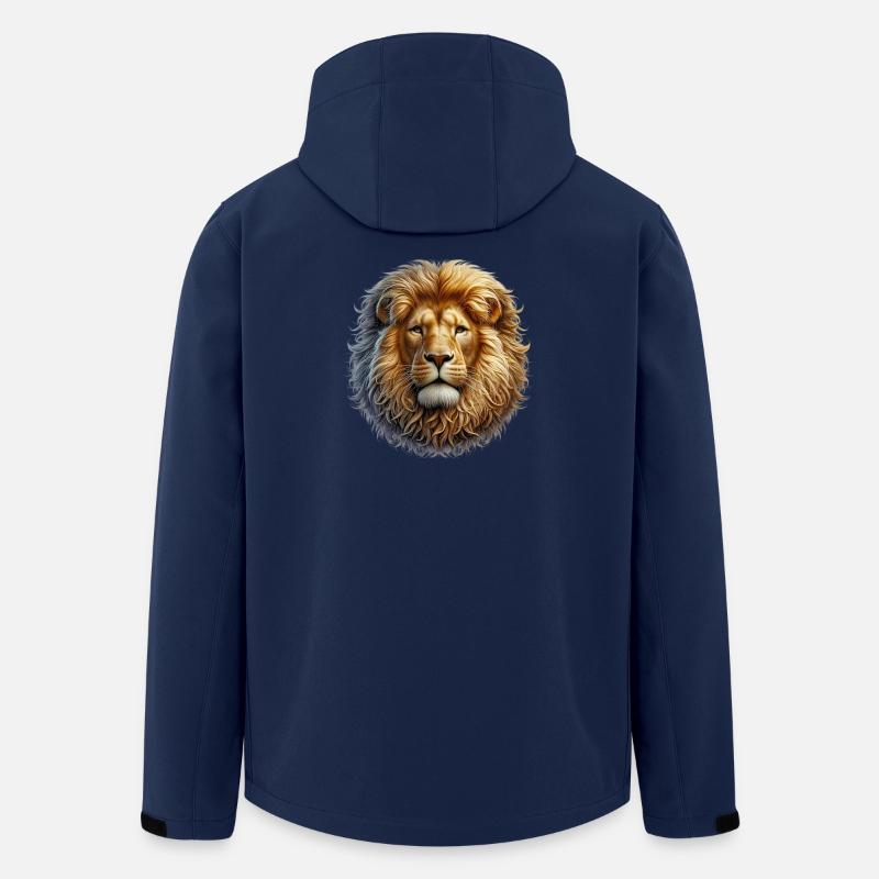 Lion - Men’s Recycled Softshell Jacket by Stanley/Stella - navy