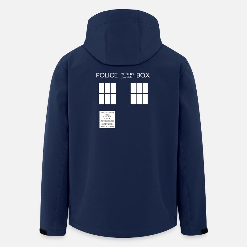 Police box - Recycelte Männer Softshell-Jacke von Stanley/Stella - Navy