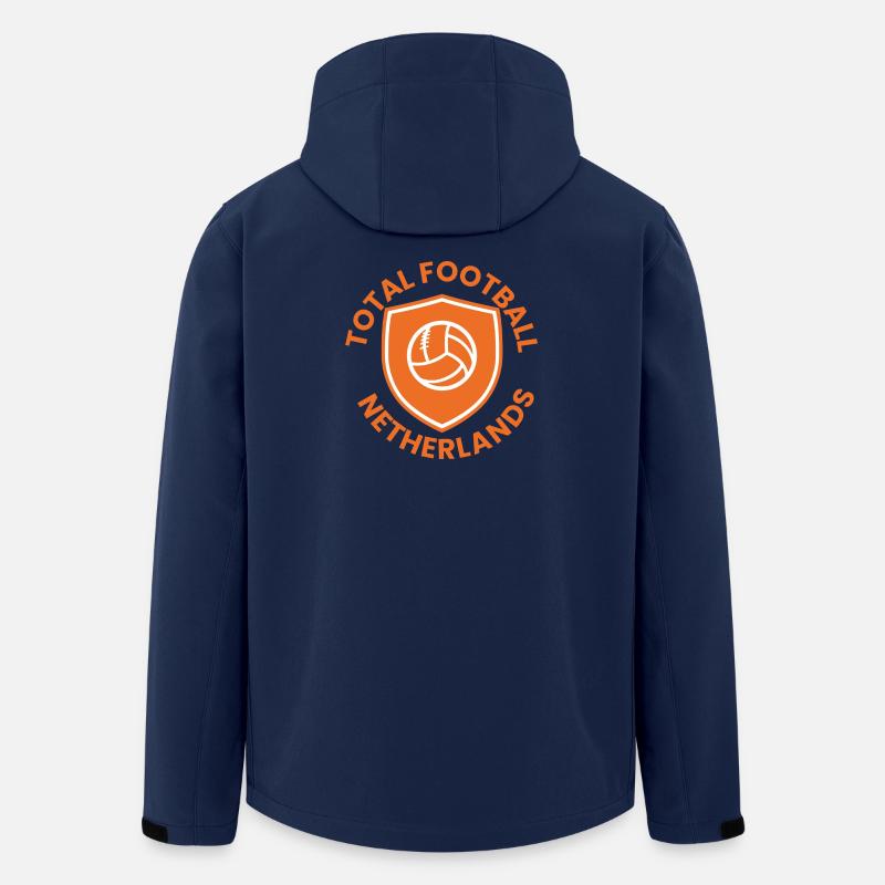 Dutch Shield Volleyball-Emblem - Recycelte Männer Softshell-Jacke von Stanley/Stella - Navy
