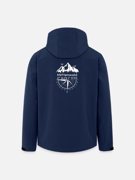 Mittenwald - Recycelte Männer Softshell-Jacke von Stanley/Stella - Navy