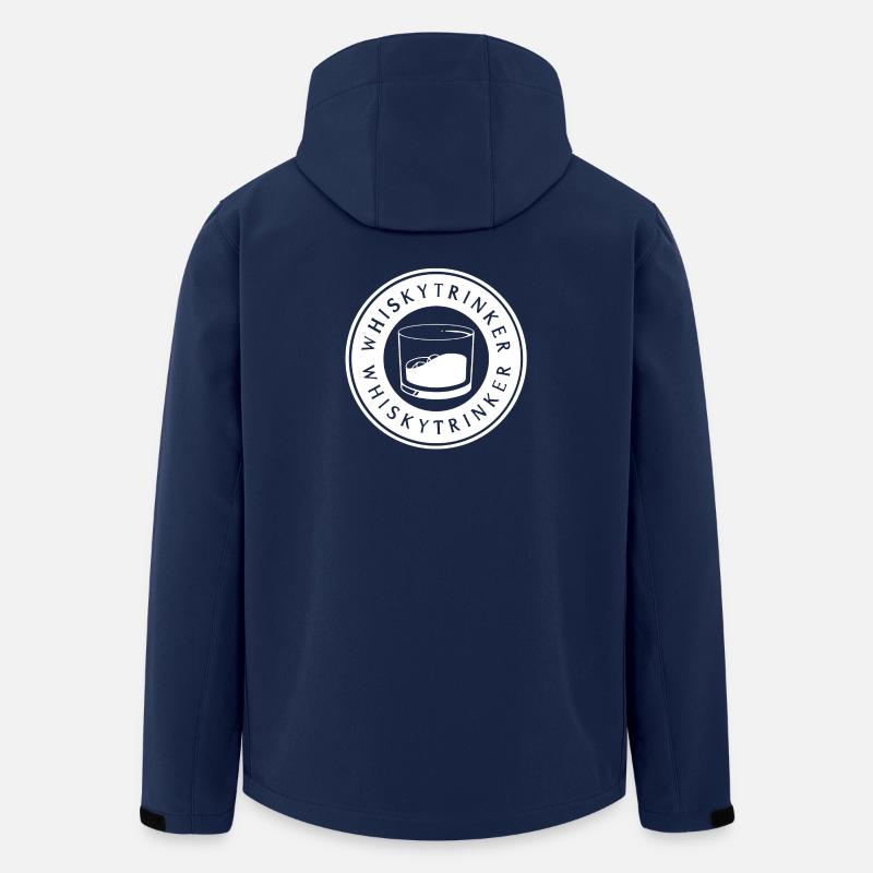 Whiskytrinker - weiß - Recycelte Männer Softshell-Jacke von Stanley/Stella - Navy