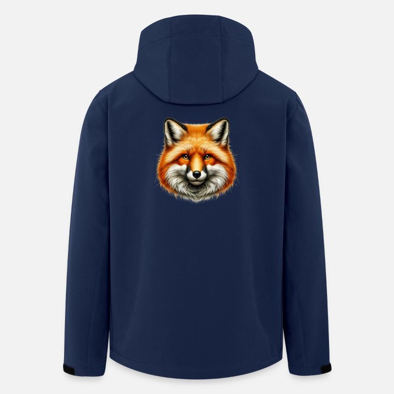 Fuchs - Recycelte Männer Softshell-Jacke von Stanley/Stella - Navy