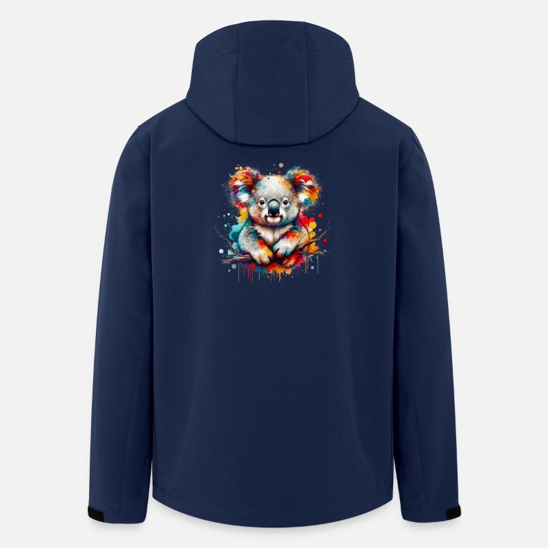 Koala - Veste softshell homme en polyester recyclé Stanley/Stella - marine