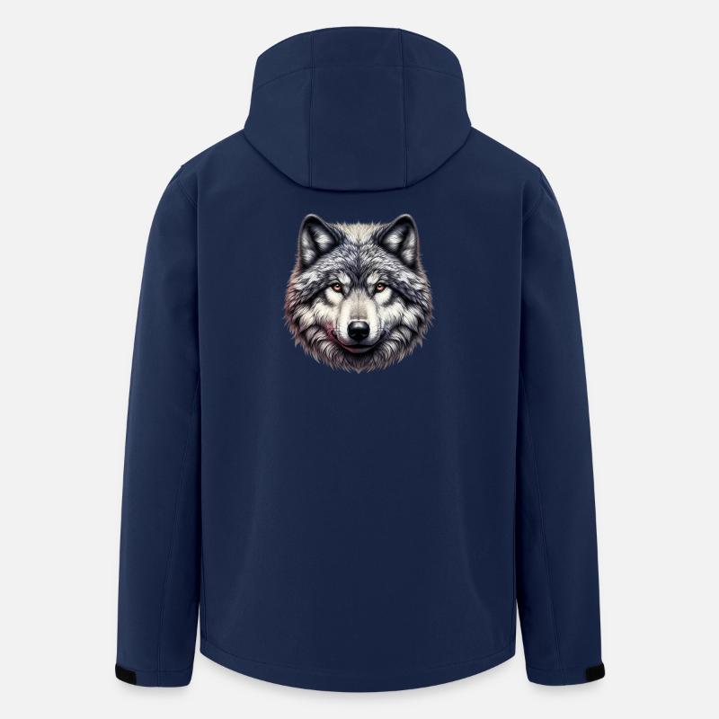 Wolf - Men’s Recycled Softshell Jacket by Stanley/Stella - navy