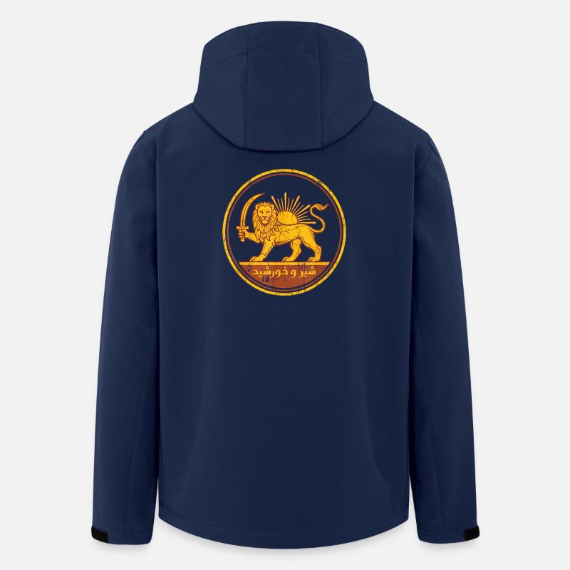 Iran - Recycelte Männer Softshell-Jacke von Stanley/Stella - Navy