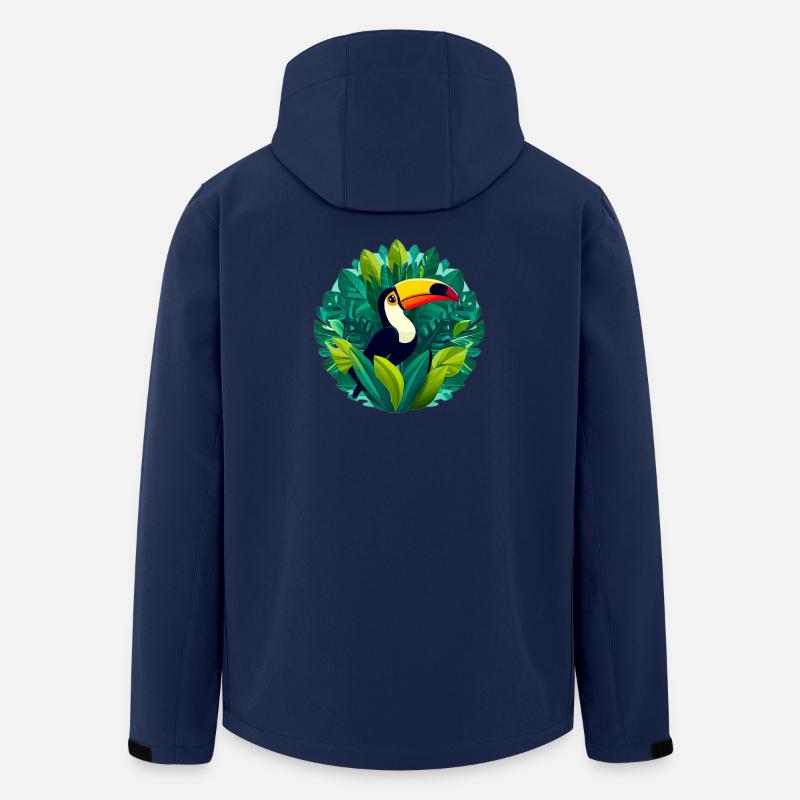 Tukan - Recycelte Männer Softshell-Jacke von Stanley/Stella - Navy